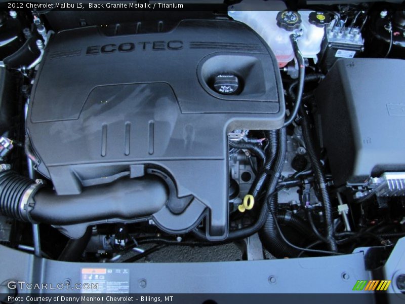 Black Granite Metallic / Titanium 2012 Chevrolet Malibu LS