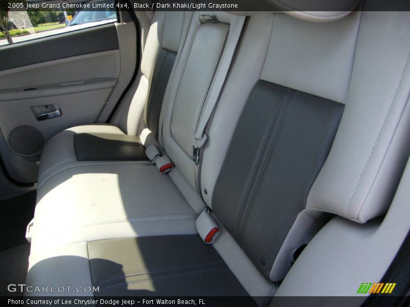 Black / Dark Khaki/Light Graystone 2005 Jeep Grand Cherokee Limited 4x4