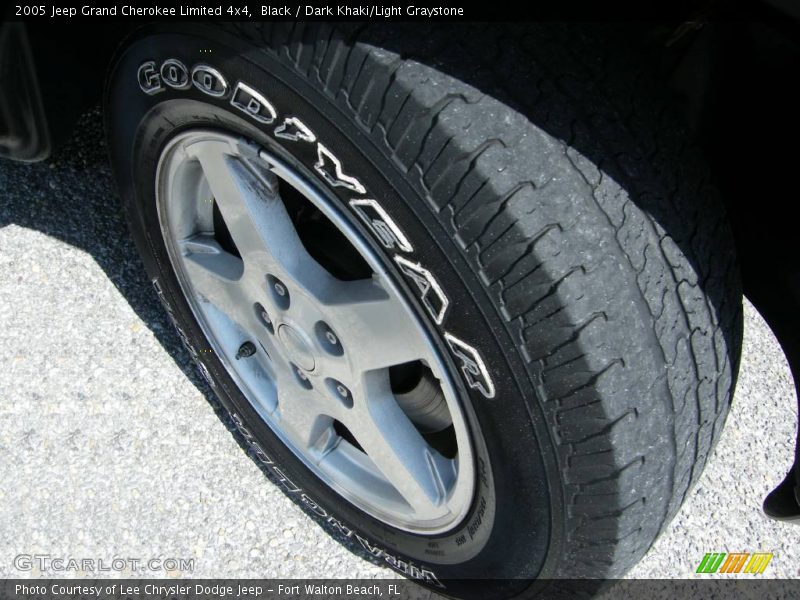 Black / Dark Khaki/Light Graystone 2005 Jeep Grand Cherokee Limited 4x4