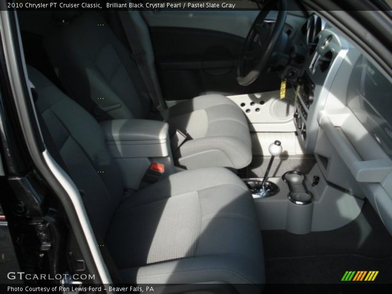 Brilliant Black Crystal Pearl / Pastel Slate Gray 2010 Chrysler PT Cruiser Classic