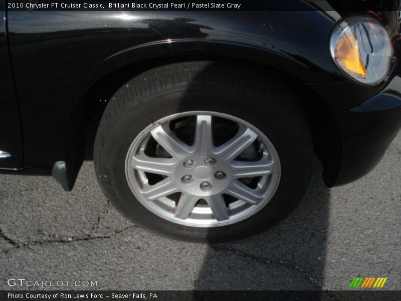 Brilliant Black Crystal Pearl / Pastel Slate Gray 2010 Chrysler PT Cruiser Classic