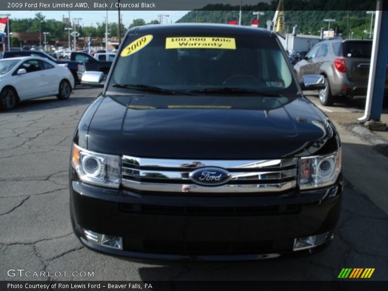 Black / Charcoal Black 2009 Ford Flex Limited AWD