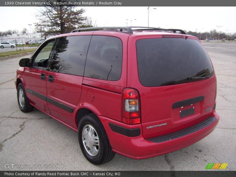 Medium Redfire Metallic / Medium Gray 1999 Chevrolet Venture LS