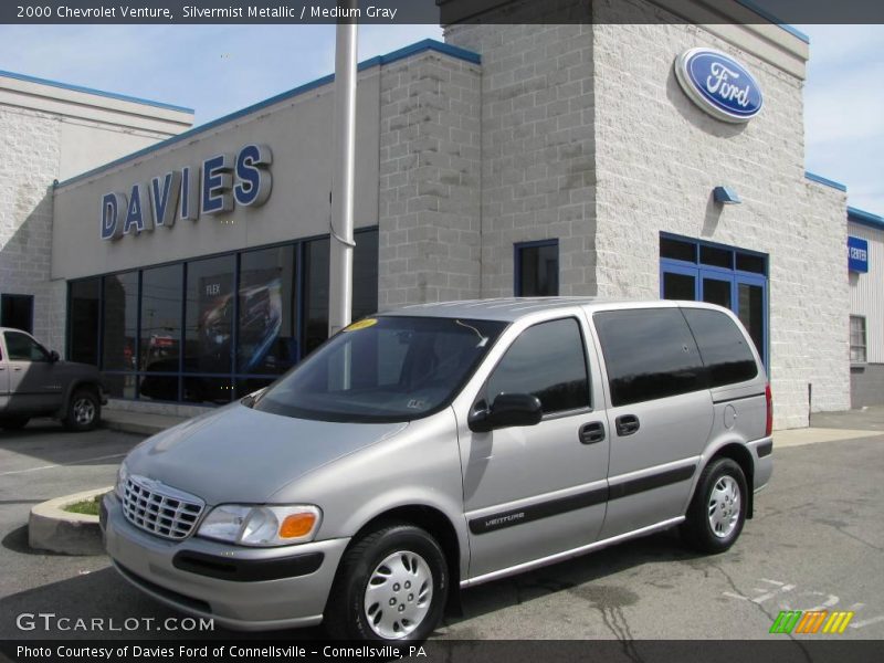 Silvermist Metallic / Medium Gray 2000 Chevrolet Venture