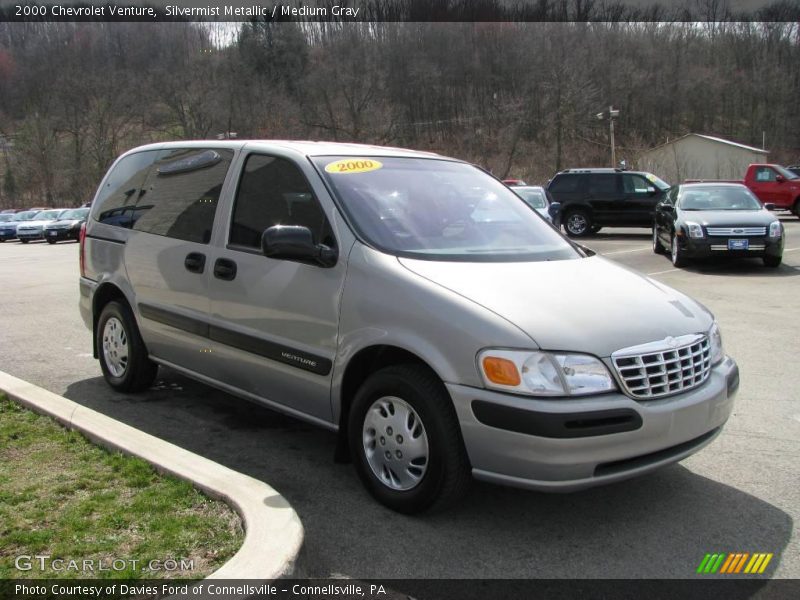 Silvermist Metallic / Medium Gray 2000 Chevrolet Venture