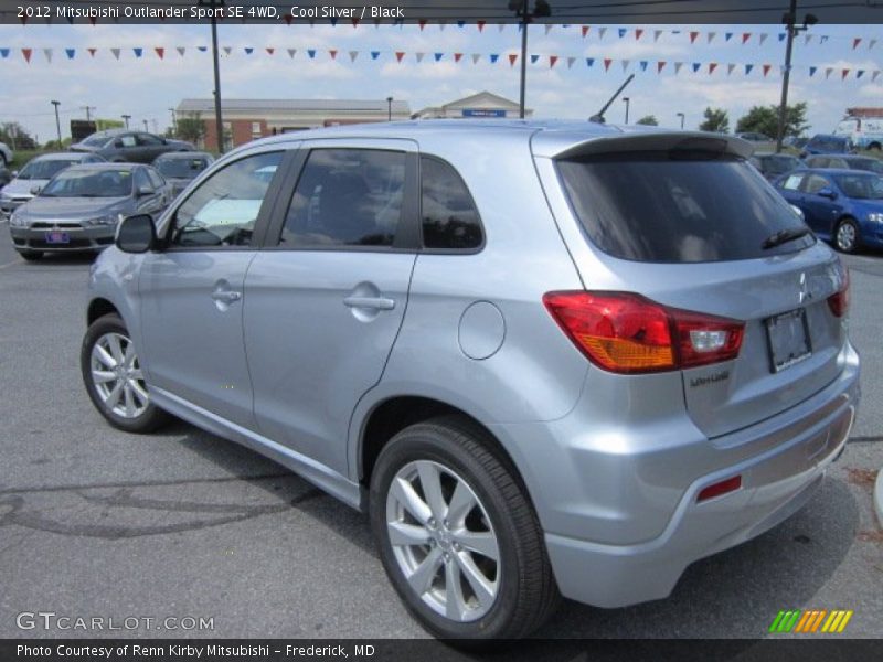 Cool Silver / Black 2012 Mitsubishi Outlander Sport SE 4WD