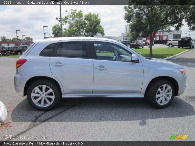 Cool Silver / Black 2012 Mitsubishi Outlander Sport SE 4WD