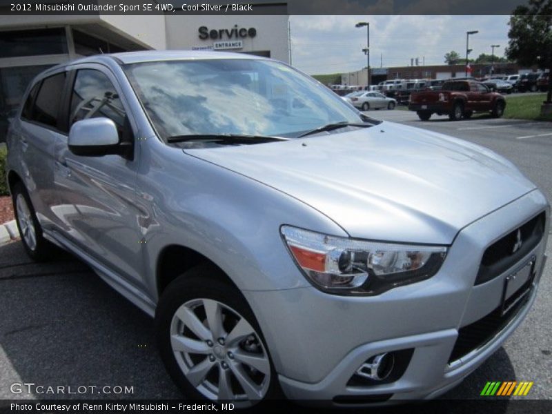 Cool Silver / Black 2012 Mitsubishi Outlander Sport SE 4WD