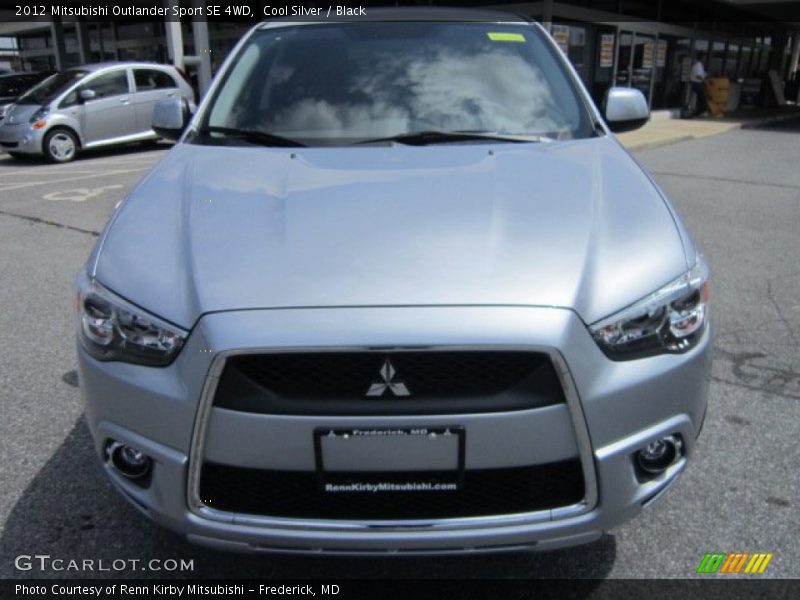 Cool Silver / Black 2012 Mitsubishi Outlander Sport SE 4WD