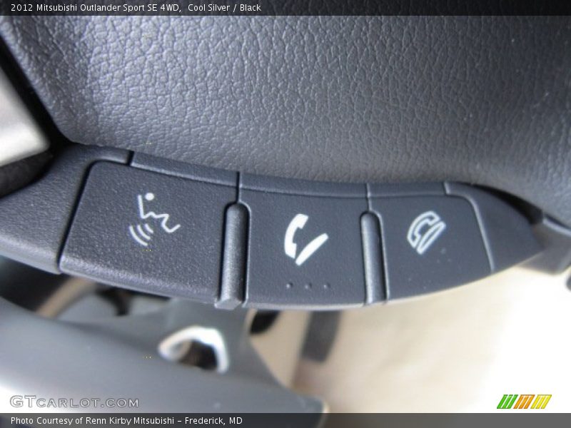 Cool Silver / Black 2012 Mitsubishi Outlander Sport SE 4WD