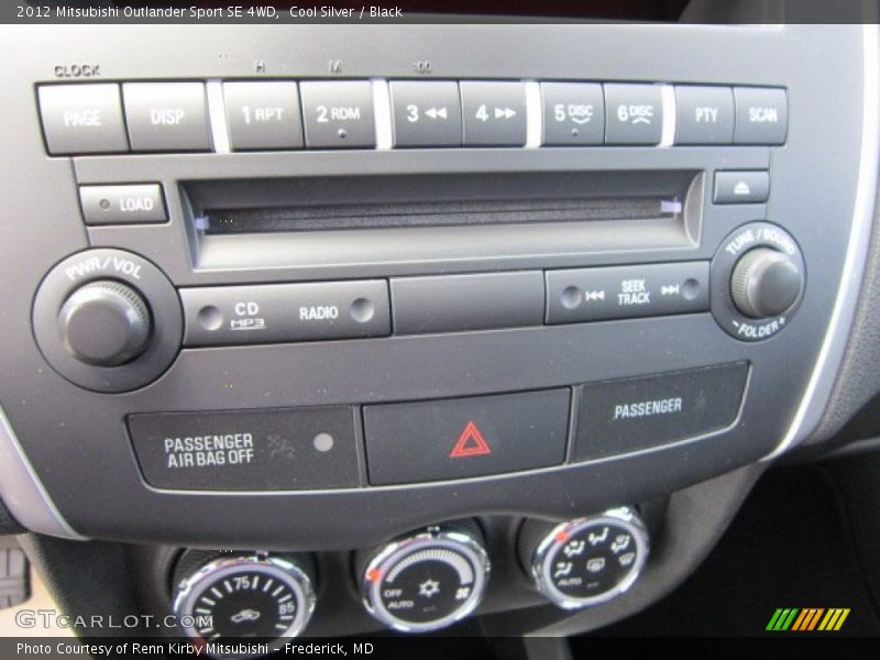 Cool Silver / Black 2012 Mitsubishi Outlander Sport SE 4WD