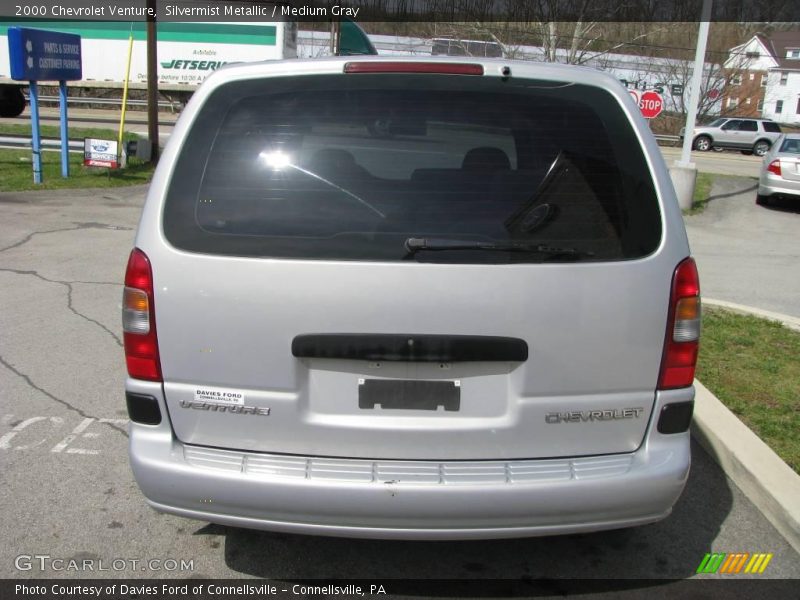 Silvermist Metallic / Medium Gray 2000 Chevrolet Venture