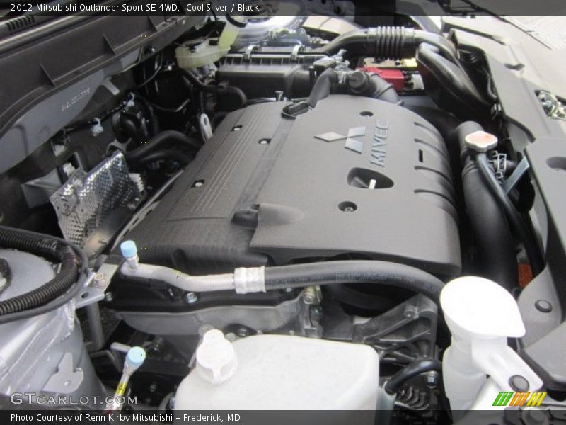 Cool Silver / Black 2012 Mitsubishi Outlander Sport SE 4WD