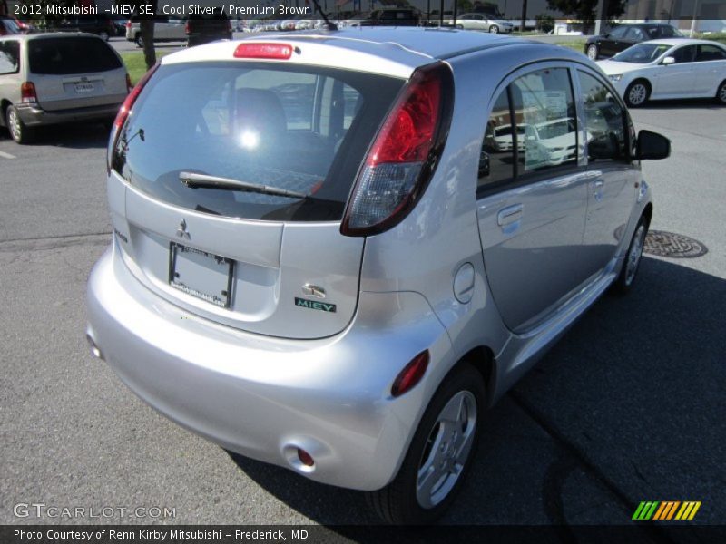 Cool Silver / Premium Brown 2012 Mitsubishi i-MiEV SE