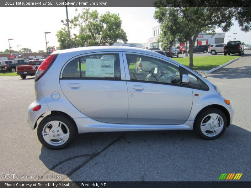 Cool Silver / Premium Brown 2012 Mitsubishi i-MiEV SE