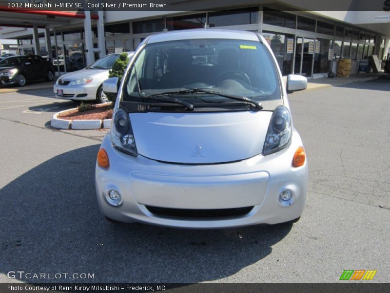Cool Silver / Premium Brown 2012 Mitsubishi i-MiEV SE