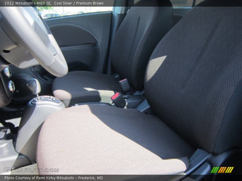 Cool Silver / Premium Brown 2012 Mitsubishi i-MiEV SE