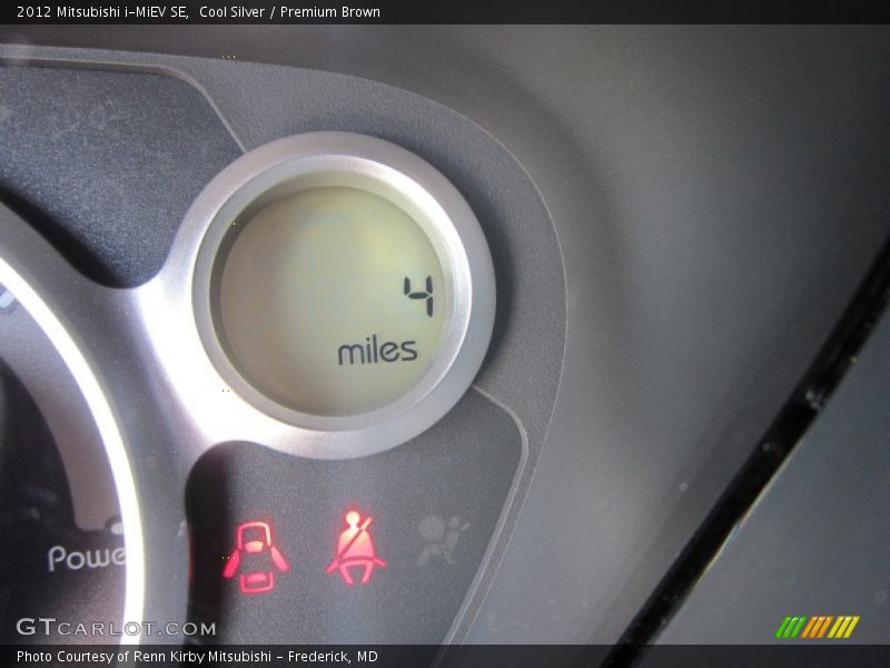 Cool Silver / Premium Brown 2012 Mitsubishi i-MiEV SE