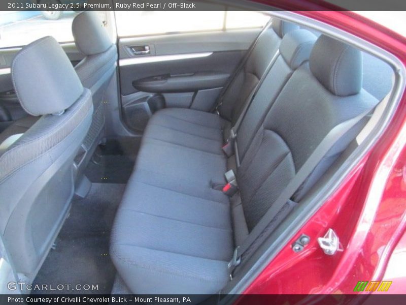 Ruby Red Pearl / Off-Black 2011 Subaru Legacy 2.5i Premium