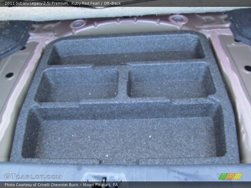 Ruby Red Pearl / Off-Black 2011 Subaru Legacy 2.5i Premium