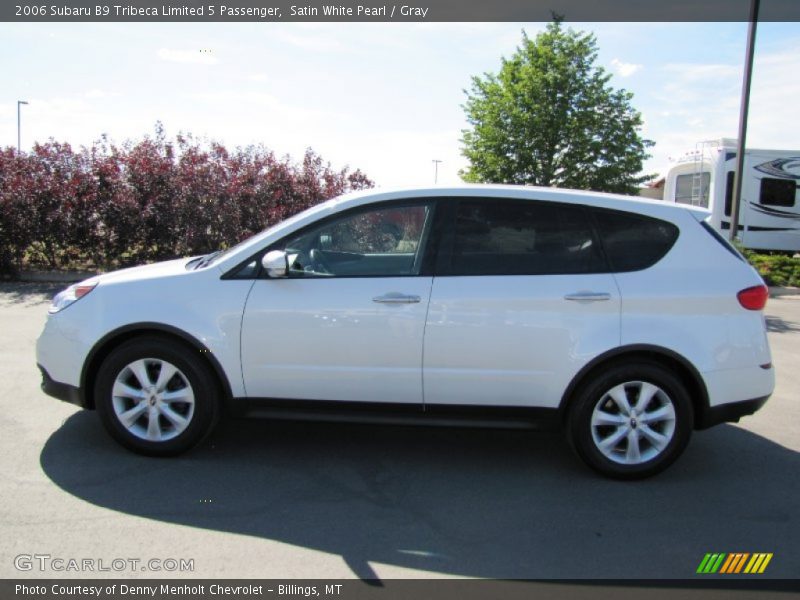 Satin White Pearl / Gray 2006 Subaru B9 Tribeca Limited 5 Passenger