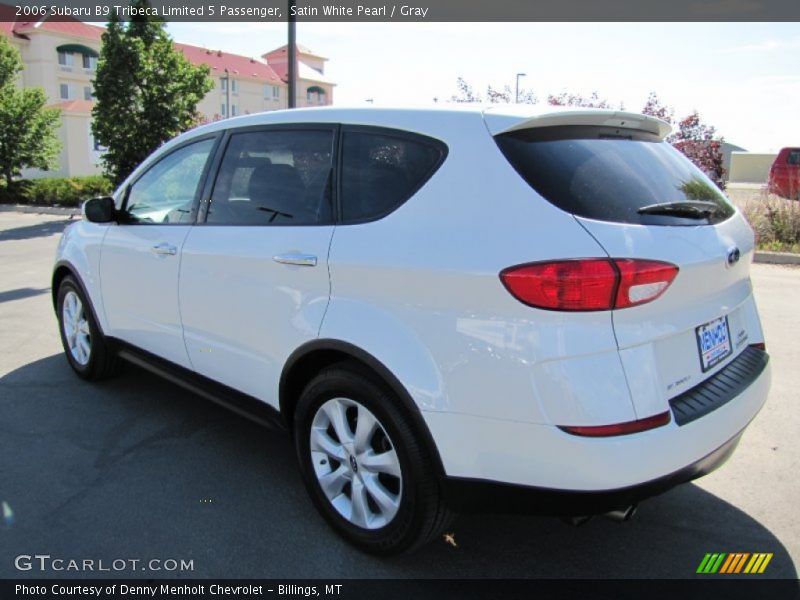 Satin White Pearl / Gray 2006 Subaru B9 Tribeca Limited 5 Passenger