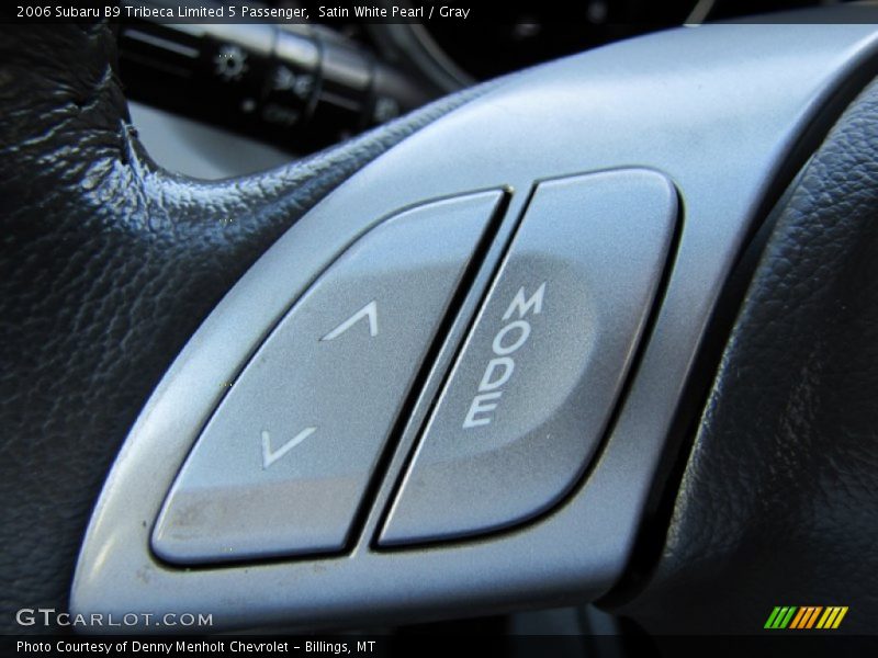 Satin White Pearl / Gray 2006 Subaru B9 Tribeca Limited 5 Passenger