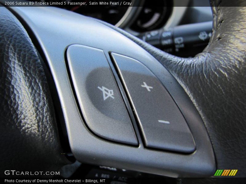 Satin White Pearl / Gray 2006 Subaru B9 Tribeca Limited 5 Passenger
