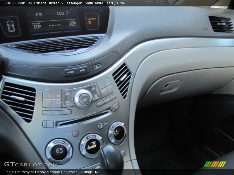 Satin White Pearl / Gray 2006 Subaru B9 Tribeca Limited 5 Passenger