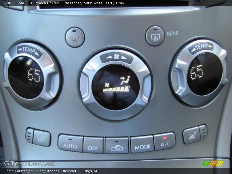 Satin White Pearl / Gray 2006 Subaru B9 Tribeca Limited 5 Passenger