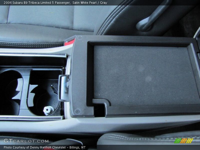 Satin White Pearl / Gray 2006 Subaru B9 Tribeca Limited 5 Passenger