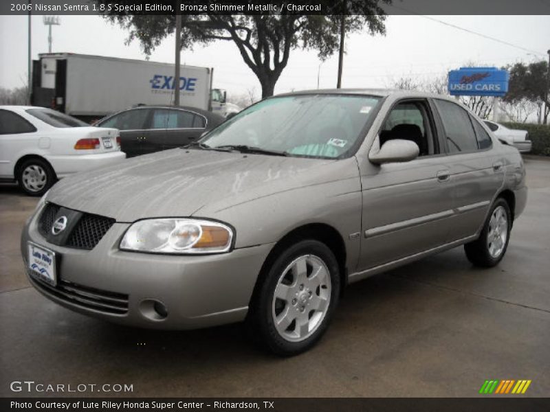 Bronze Shimmer Metallic / Charcoal 2006 Nissan Sentra 1.8 S Special Edition