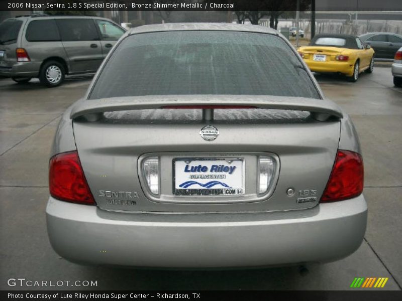 Bronze Shimmer Metallic / Charcoal 2006 Nissan Sentra 1.8 S Special Edition