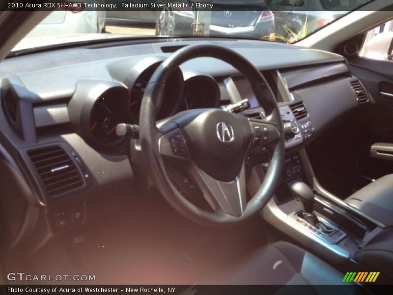 Palladium Silver Metallic / Ebony 2010 Acura RDX SH-AWD Technology