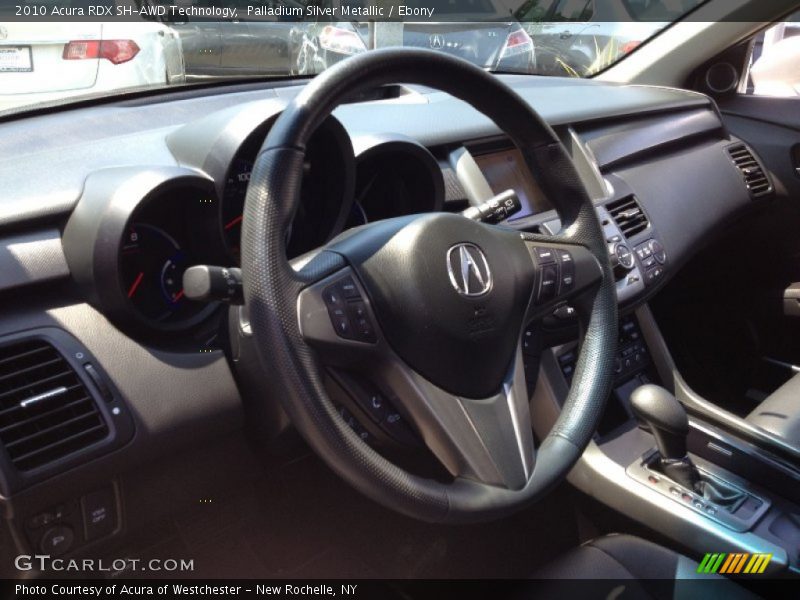 Palladium Silver Metallic / Ebony 2010 Acura RDX SH-AWD Technology