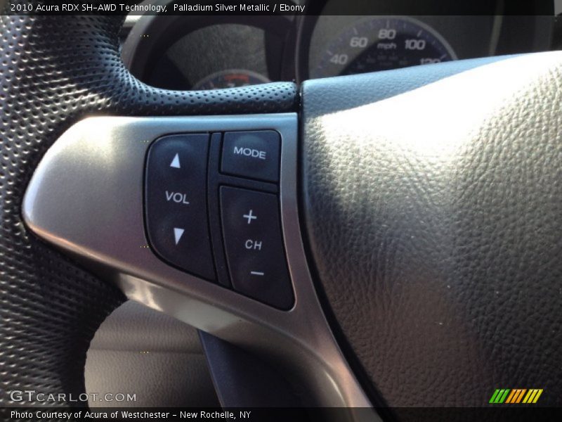 Palladium Silver Metallic / Ebony 2010 Acura RDX SH-AWD Technology