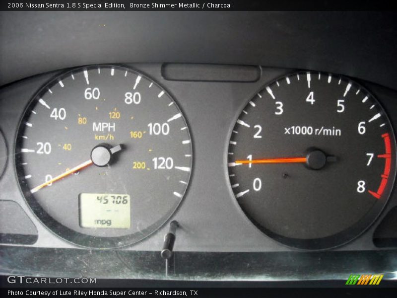 Bronze Shimmer Metallic / Charcoal 2006 Nissan Sentra 1.8 S Special Edition