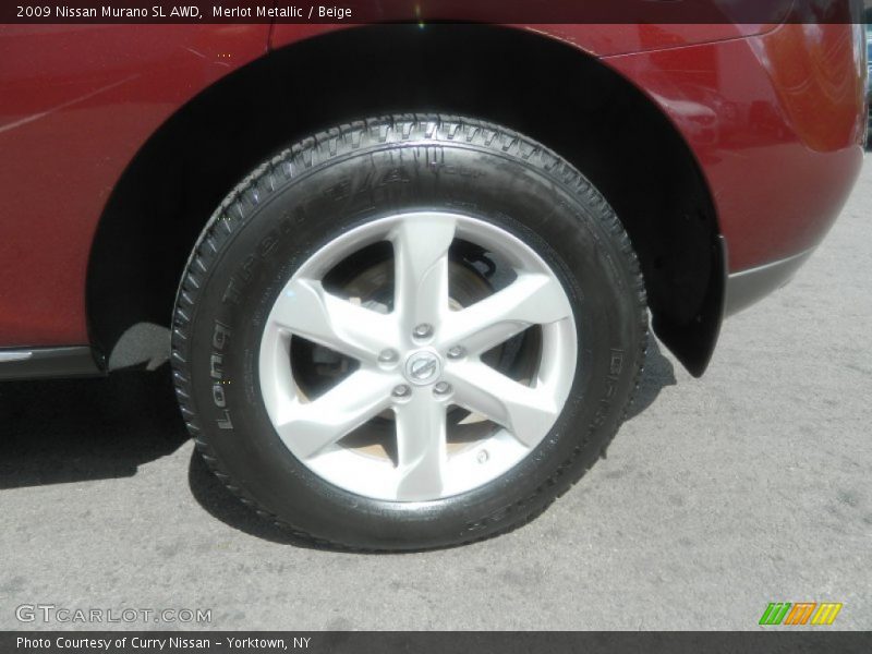 Merlot Metallic / Beige 2009 Nissan Murano SL AWD