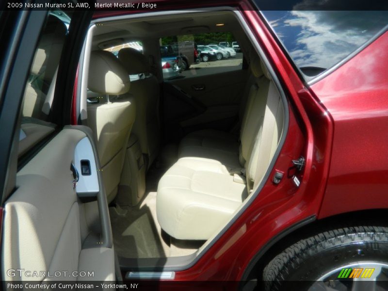 Merlot Metallic / Beige 2009 Nissan Murano SL AWD