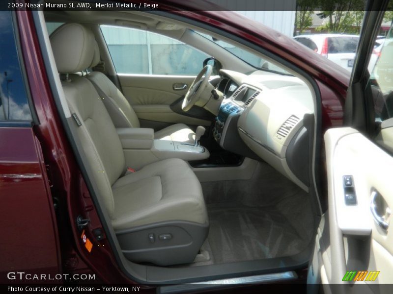 Merlot Metallic / Beige 2009 Nissan Murano SL AWD