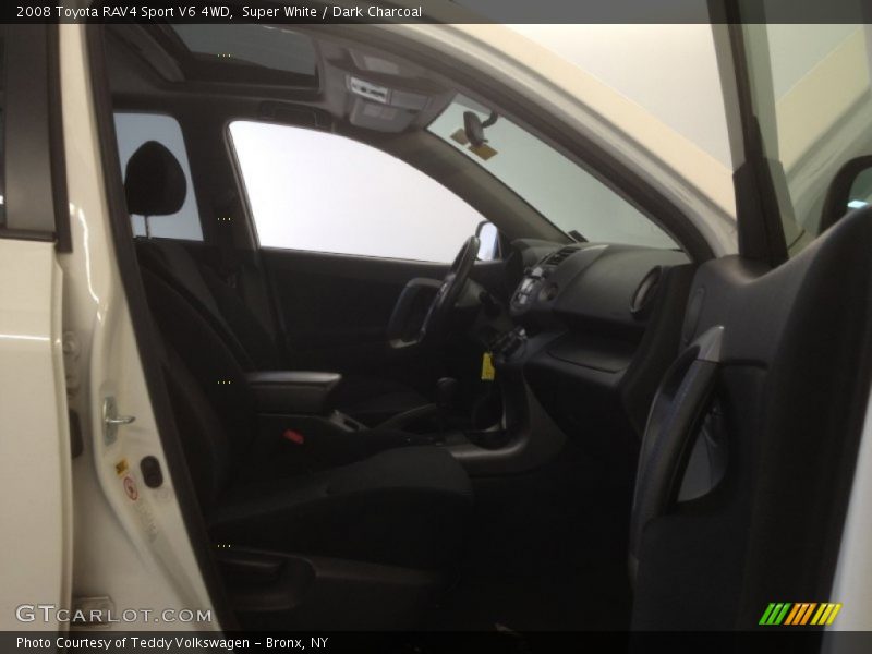 Super White / Dark Charcoal 2008 Toyota RAV4 Sport V6 4WD