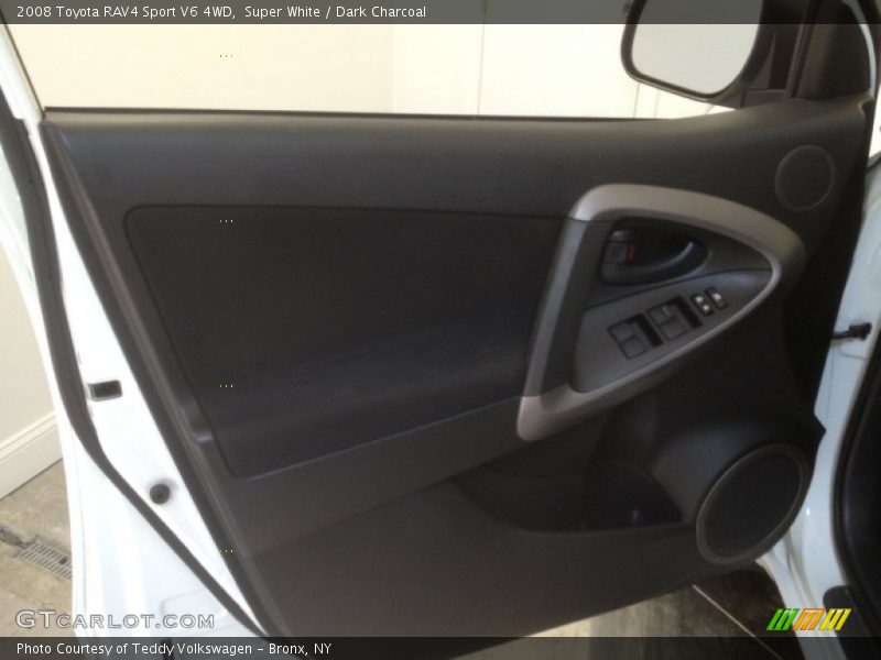 Super White / Dark Charcoal 2008 Toyota RAV4 Sport V6 4WD