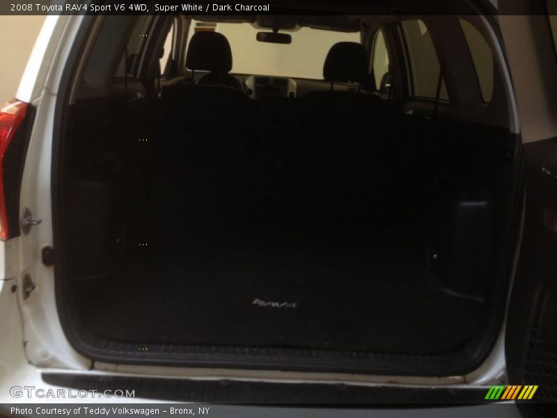 Super White / Dark Charcoal 2008 Toyota RAV4 Sport V6 4WD