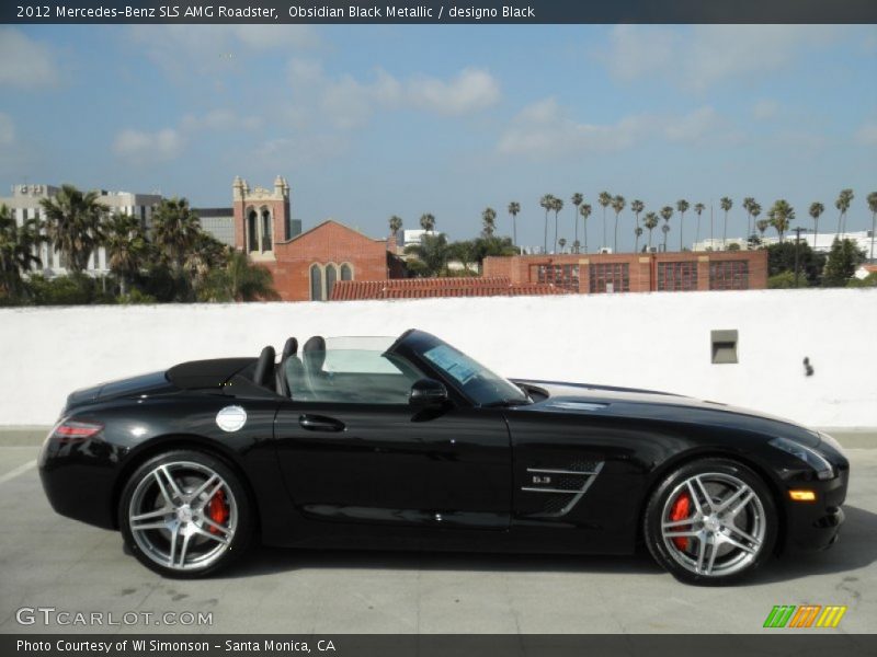  2012 SLS AMG Roadster Obsidian Black Metallic