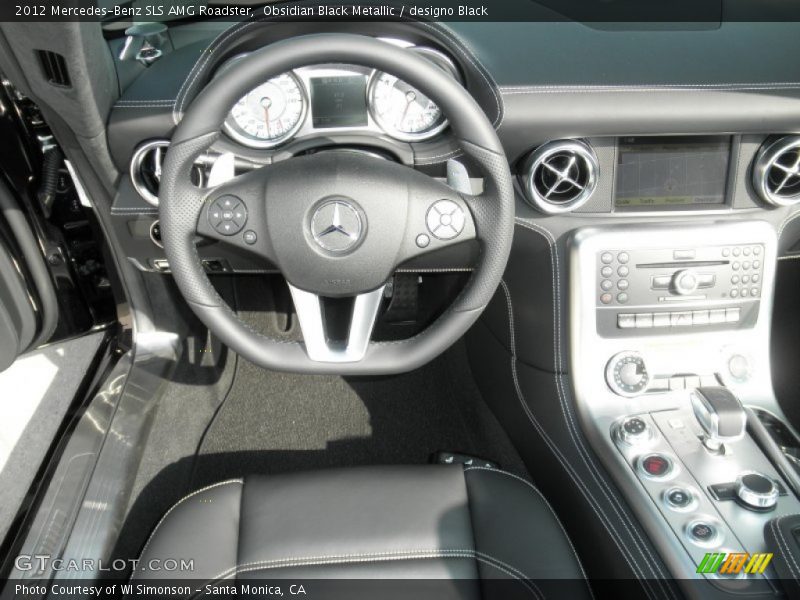  2012 SLS AMG Roadster designo Black Interior