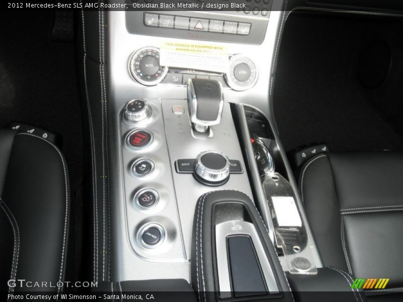 Controls of 2012 SLS AMG Roadster