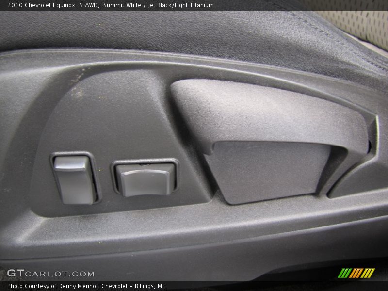 Summit White / Jet Black/Light Titanium 2010 Chevrolet Equinox LS AWD