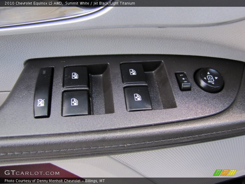 Summit White / Jet Black/Light Titanium 2010 Chevrolet Equinox LS AWD