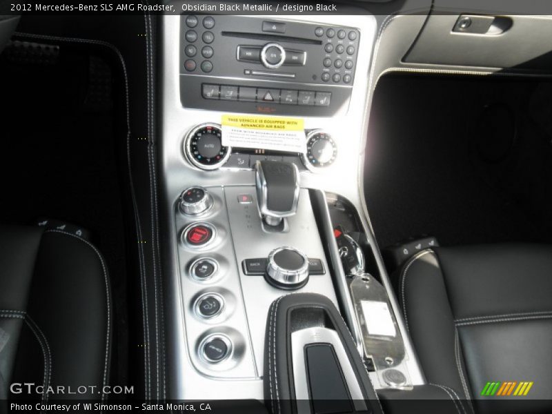 Controls of 2012 SLS AMG Roadster