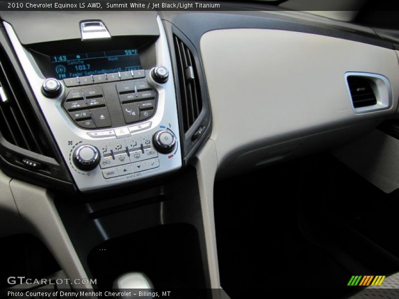Summit White / Jet Black/Light Titanium 2010 Chevrolet Equinox LS AWD
